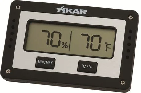 Xikar Digital Humidor Hygrometer rechteckig Xikar Digital Humidor Hygrometer rechteckig