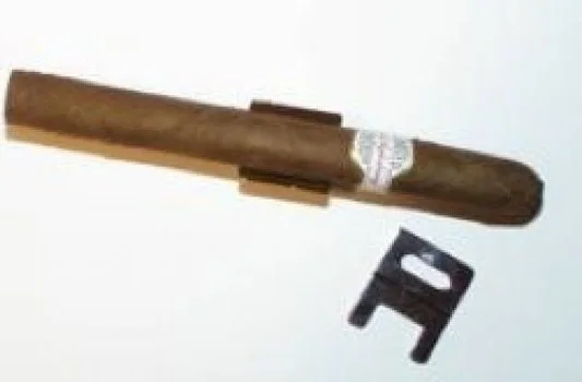 Cigarrenstuhl für 1 Cigarre vernickelt