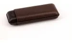 Davidoff Zigarrenetui XL-2 Leder braun 'Blatt'