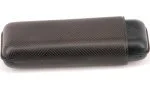 Davidoff Zigarrenetui XL-2 Leder schwarz Blatt