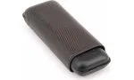 Davidoff Zigarrenetui XL-2 Leder schwarz Blatt