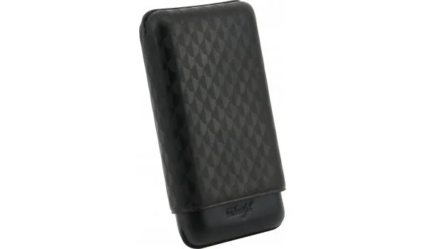 Davidoff Zigarrenetui Curing XL-3 Leder schwarz