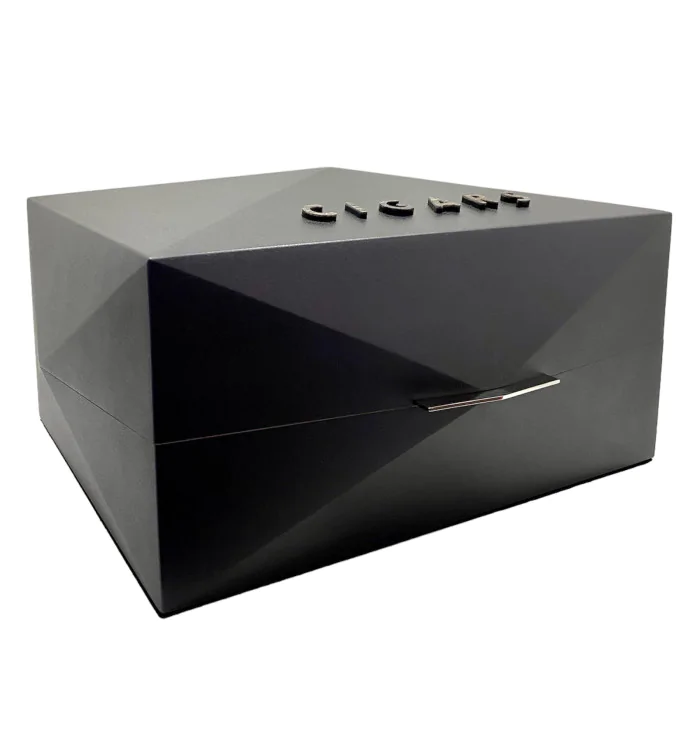 Gentili Humidor Prisma "Cigars" Schwarz