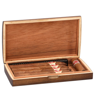 Taschen Reisehumidor aus Holz inklusive Befeuchter