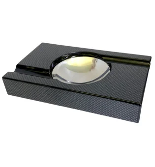 Zigarrenascher Carbon Design hochglanz