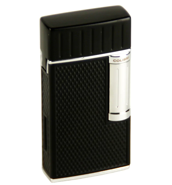 Colibri Feuerzeug Julius II schwarz chrom