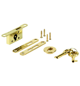 Humidor Schwenkriegelschloss Standard Set gold