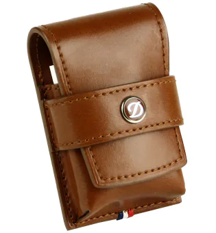 S.T. Dupont Feuerzeug Etui für Line 2 braun 180124