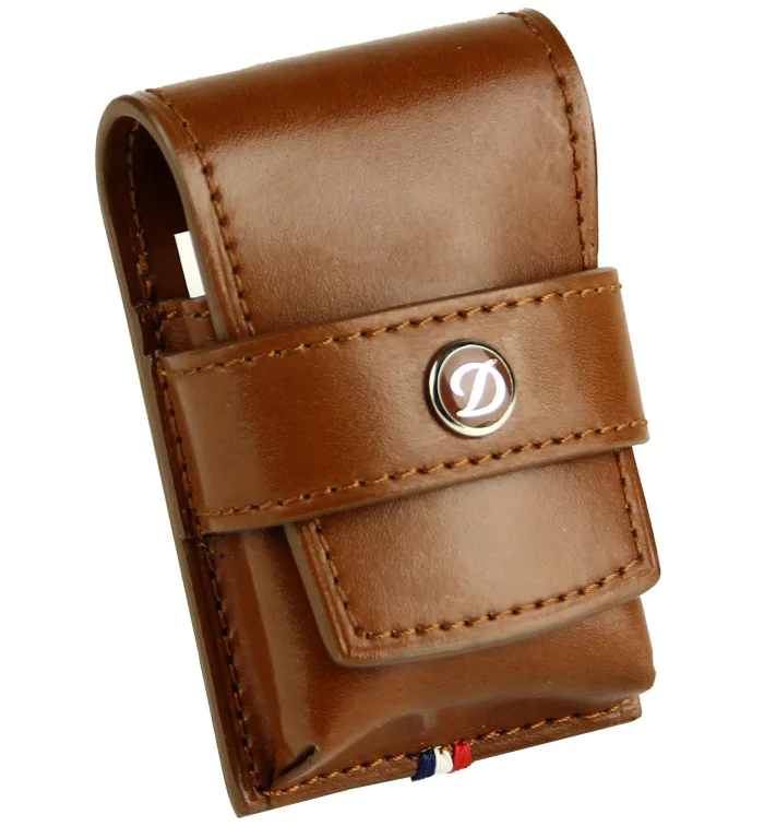 S.T. Dupont Feuerzeug Etui für Line 2 braun 180124
