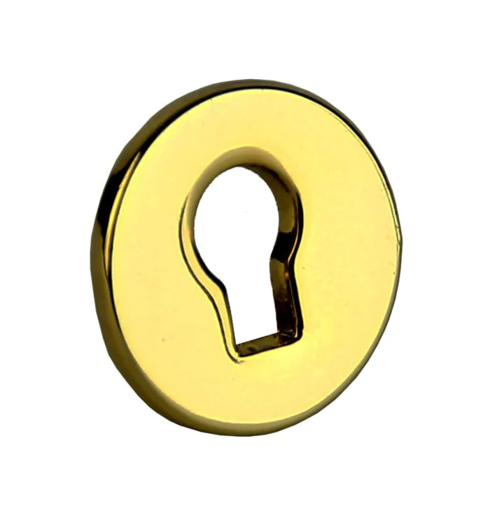 Schlüsselloch Blende gold für Standardschloss Foto 11