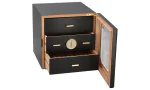 Schublade für adorini Humidor Chianti medium schwarz mit Hygrometer Loch Foto 8