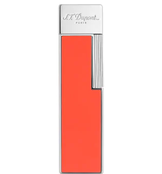 S.T. Dupont Twiggy Feuerzeug Naturlack Koralle Chrom 030011