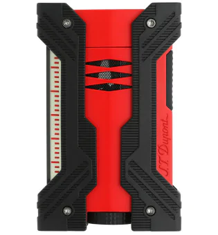 S.T. Dupont Defi XXtreme Feuerzeug Schwarz Rot 021601