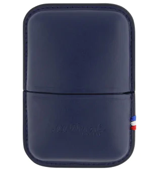 S.T. Dupont Ligne 2 Feuerzeug Etui Blau 183073