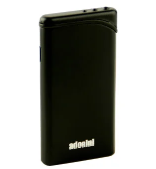adorini Slim Jet-Flame Feuerzeug in Schwarz