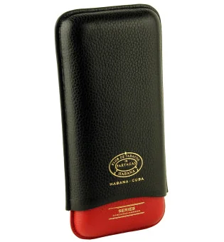 Partagas Serie Lederetui schwarz und rot