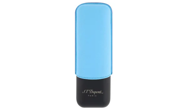 S.T. Dupont Zigarrenetui türkis und matt schwarz 183243