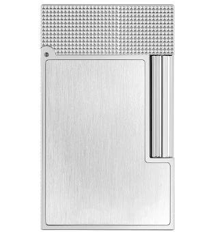 S.T. Dupont Ligne 2 Feuerzeug silber gebürstet C16603