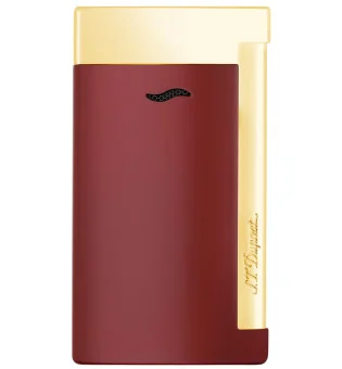S.T. Dupont Slim 7 Jet Feuerzeug lotusrot / gold