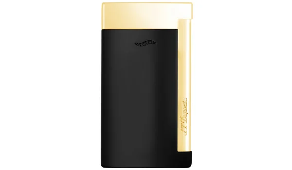 S.T. Dupont Slim 7 Jet Feuerzeug schwarz / gold
