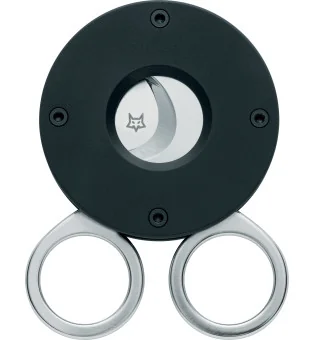Fox Zigarrenschere The Circle Aluminium schwarz 743 B
