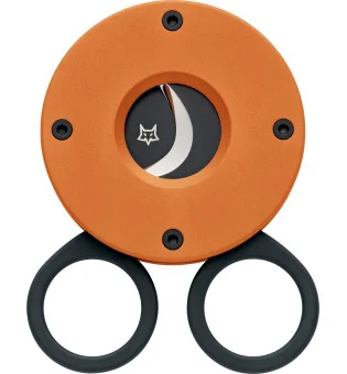 Fox Zigarrenschere The Circle Aluminium orange 743 OR