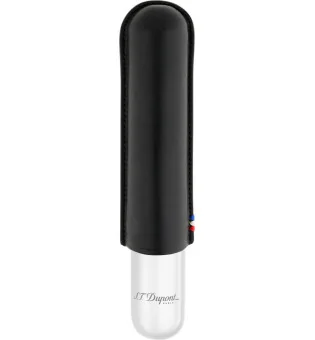 S.T. Dupont Zigarrenetui für eine Zigarre schwarz/chrom 183160
