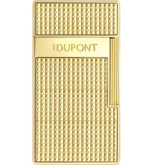 S.T. Dupont Biggy Feuerzeug Diamond Head Gold 025209