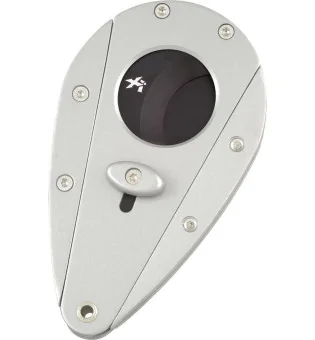 Xikar XI1 Zigarrenabschneider silber mit schwarzen Klingen