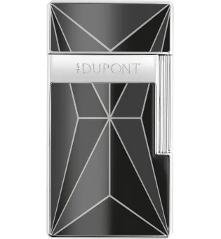 S.T. Dupont Biggy Feuerzeug Fire X Schwarz Chrom 025277