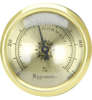 Hygrometer Basis gold
