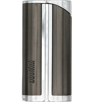 adorini Single Jet Curve Feuerzeug Gunmetal inkl. Zigarrenbohrer