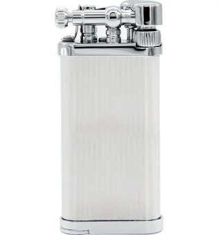 IM Corona Pfeifenfeuerzeug Old Boy chrom gestreift