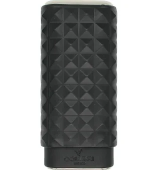 Colibri Zigarrenetui Quasar schwarz und chrom
