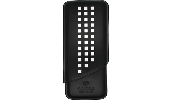 Cohiba Behike  3-er Zigarrenetui Echtleder Schwarz Foto 2