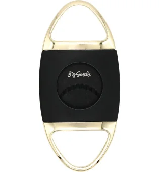 BigSmoke Cutter Schwarz und Gold, gezahnte schwarze Klingen