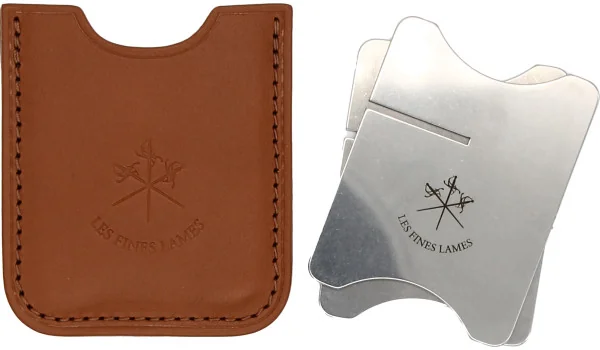 Les Fines Lames Zigarrenbank mit Lederetui Cognac