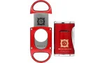 Xikar Romeo y Julieta Zigarrenabschneider und Feuerzeug Set Linea De Oro Foto 2