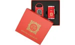 Xikar Romeo y Julieta Zigarrenabschneider und Feuerzeug Set Linea De Oro Foto 3