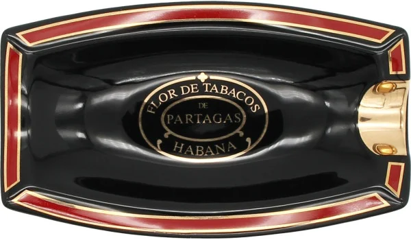 Partagas Aschenbecher schwarz Single