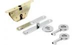 Humidor Einbauschloss Set silber Foto 5