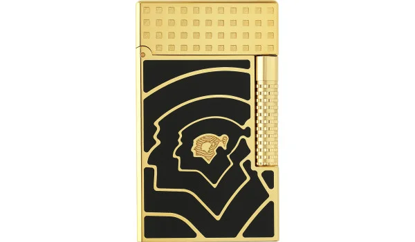 S.T. Dupont Le Grand Feuerzeug Cohiba 60 schwarz und gold C23472CL