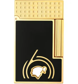 S.T. Dupont Ligne 2 Feuerzeug Cohiba 60 schwarz und gold 016472N