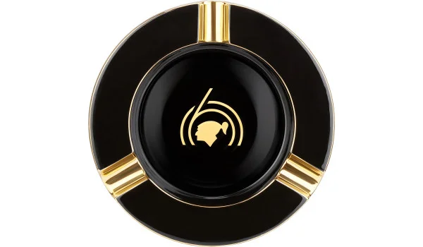 S.T. Dupont XL Aschenbecher Cohiba 60 schwarz und gold 006472
