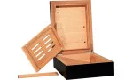 BigSmoke Humidor klein schwarz inkl. Boveda Pack 72% Foto 11