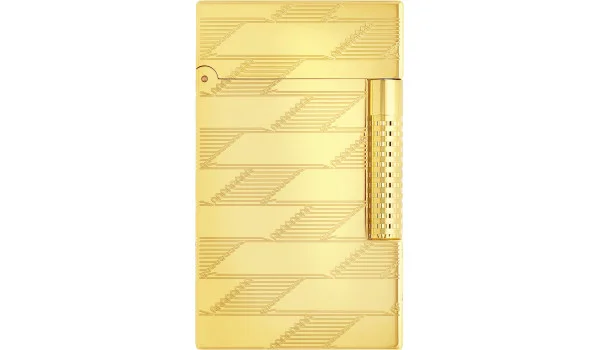 S.T. Dupont Le Grand Feuerzeug Gelbgold Guilloche Monogram C23178