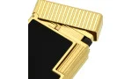 S.T. Dupont Ligne 1 Feuerzeug schwarzer Lack Gelbgold C14120 Foto 4