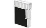 S.T. Dupont Ligne 1 Feuerzeug schwarzer Lack Palladium C14121 Foto 2