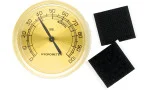 Hygrometer medium standard gold Foto 2