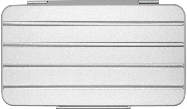 Reisehumidor silber für 5 Zigarren